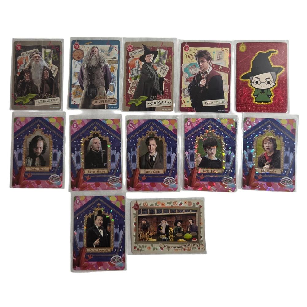 Harry Potter Kayou Lot Of 13 SR, QR, AR, R Trading Cards NM